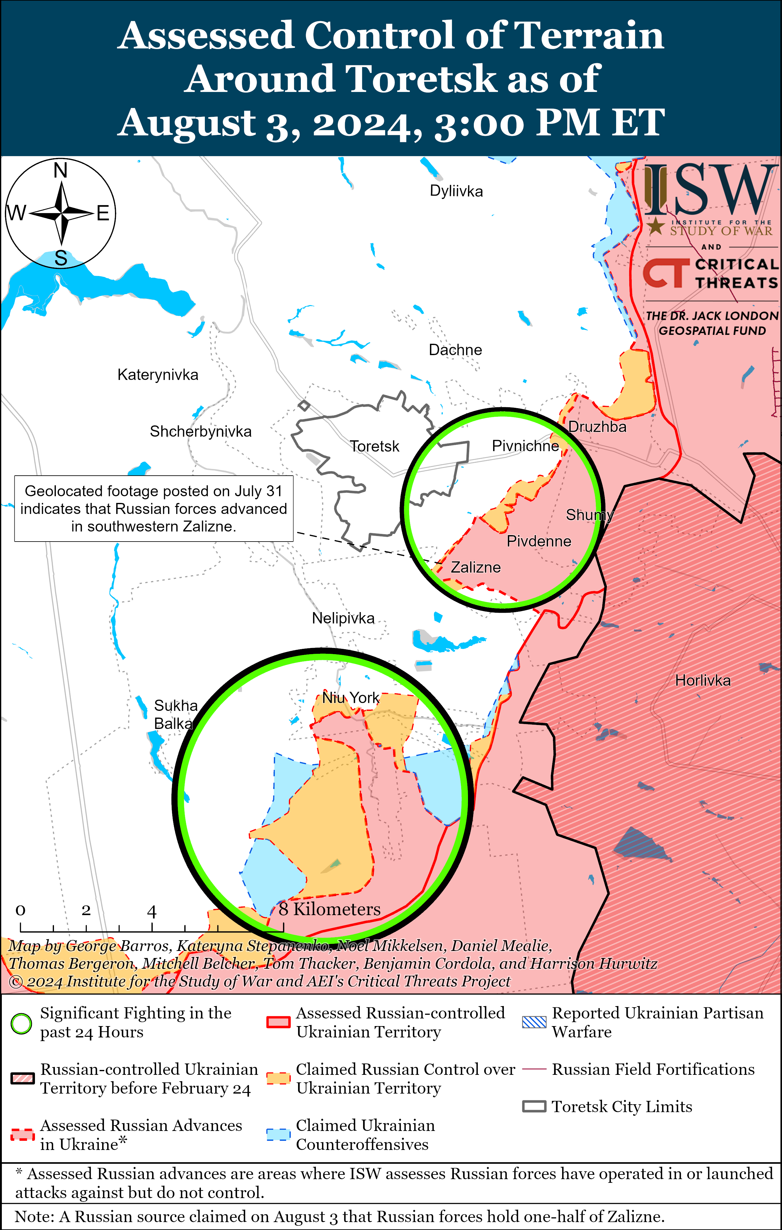 Ворог просунувся в районі Кремінної, Сіверська та Часового Яру: карти ISW